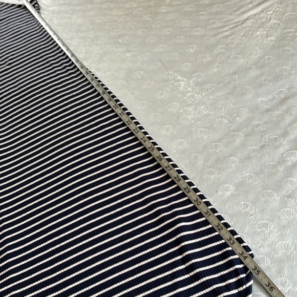 NWT See You Monday Racerback Knit Midi Dress Navy‎ White Size M - Picture 11 of 11